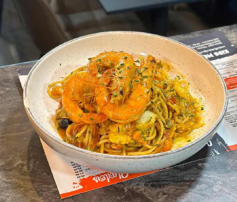 pasta Served at Mah Cafe in East Barnet